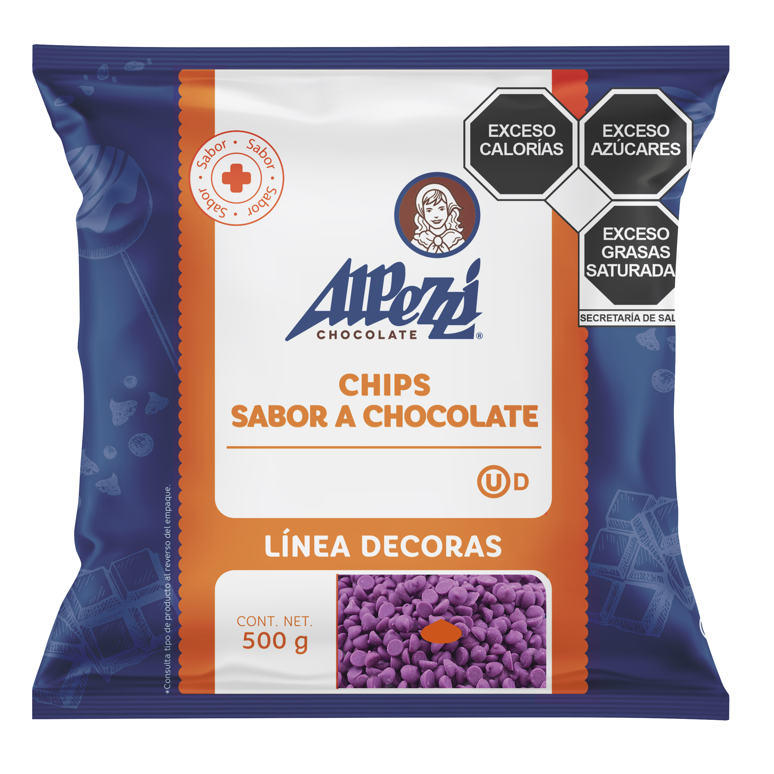 Chips Alpezzi Violeta 500 g