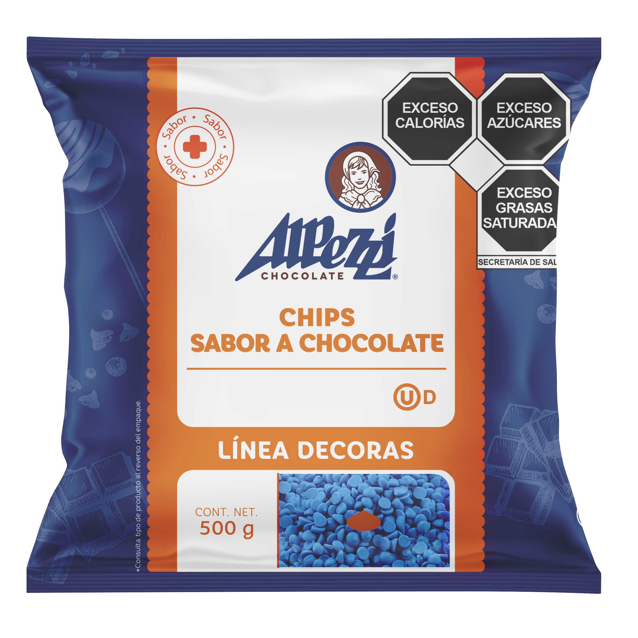 Chips Alpezzi Azul Bolsa 500 g