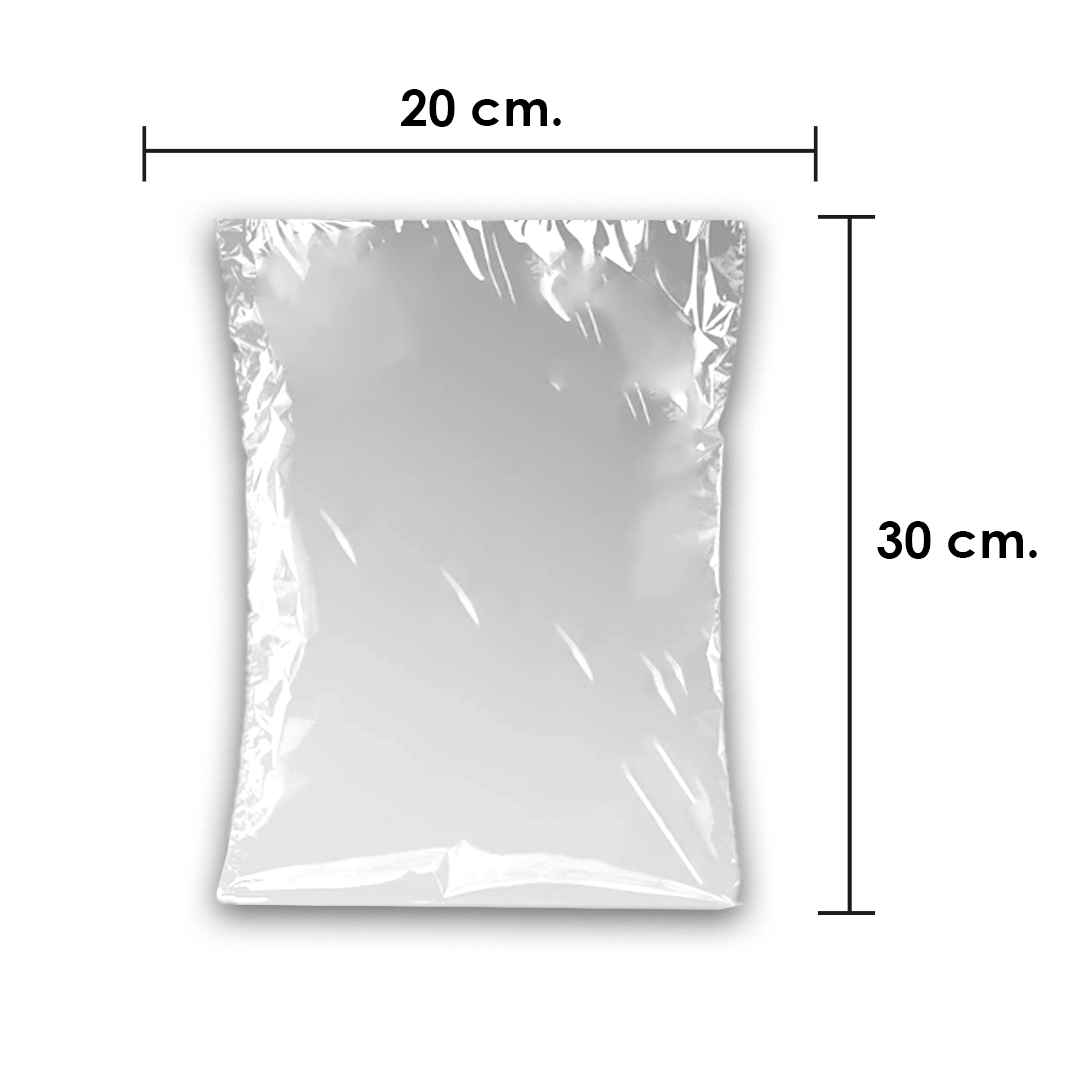Pt Bolsa Plastico 20 X 30 Cm Plana 1 Kg