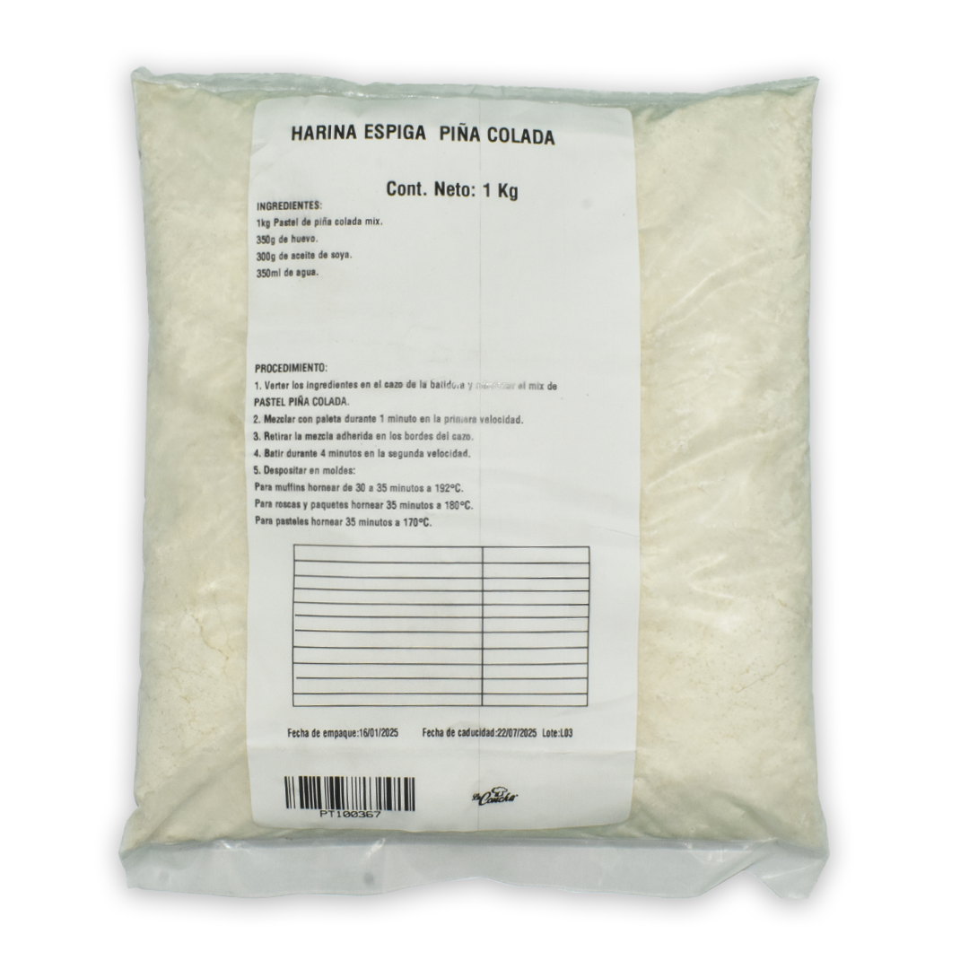 Harina Piña Colada La Espiga 1kg