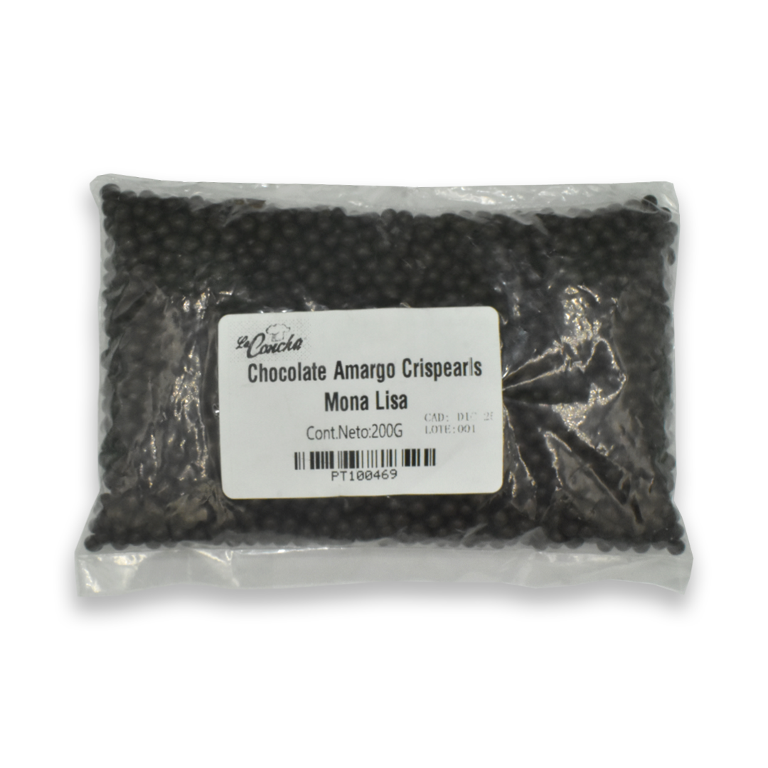 Pt Chocolate Amargo Crispearls Mona Lisa 200 G