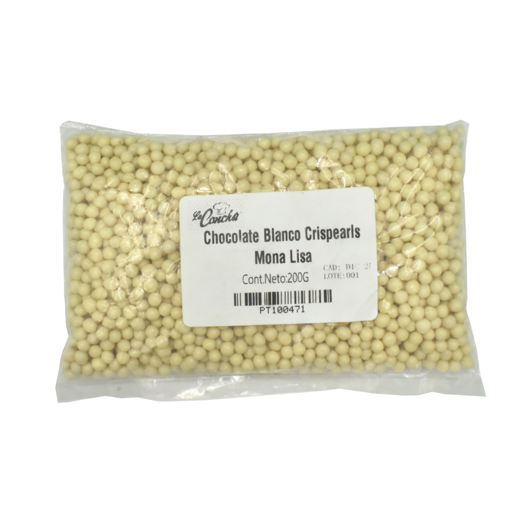 Chocolate Blanco Crispearls Mona Lisa 200 G