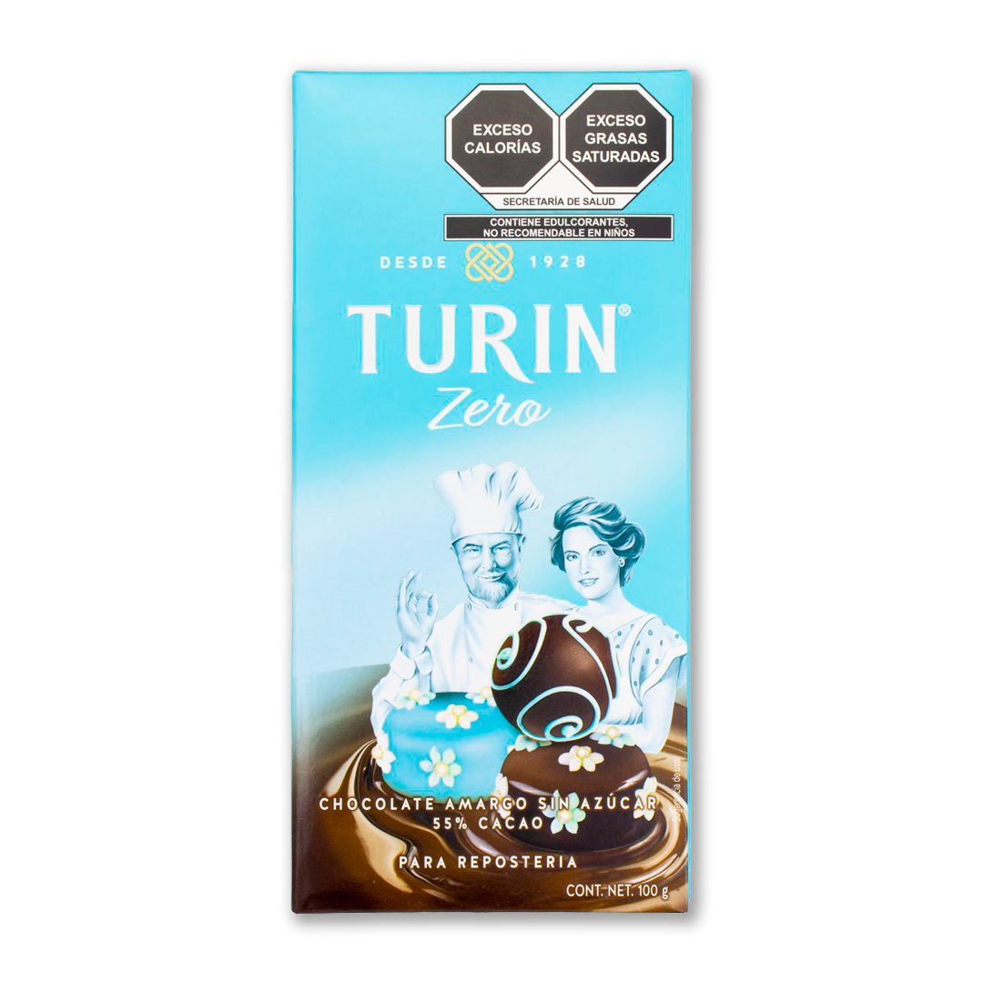 Tablilla Turin Chocolate S sin azúcar 100 g
