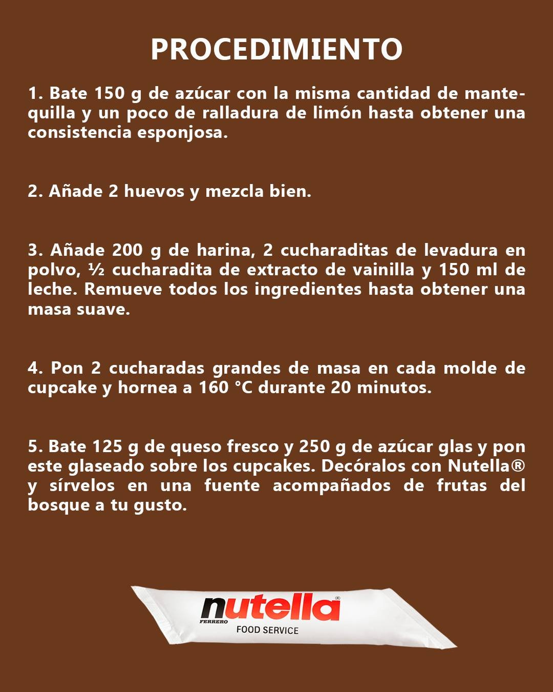 Relleno Nutella Avellana 1kg manga