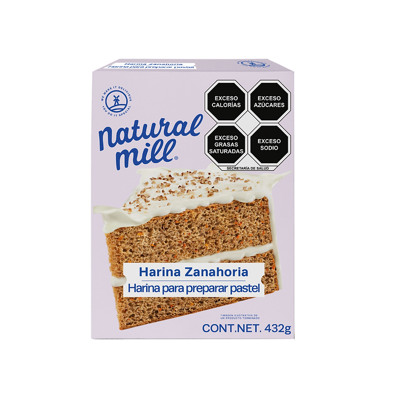 Harina Zanahoria Natural Mill 432 G