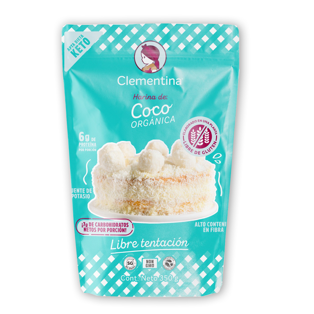 Clementina Harina De Coco Orgánica 400 g