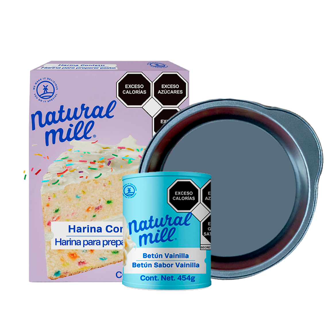 Combo Pastel Natural Mill