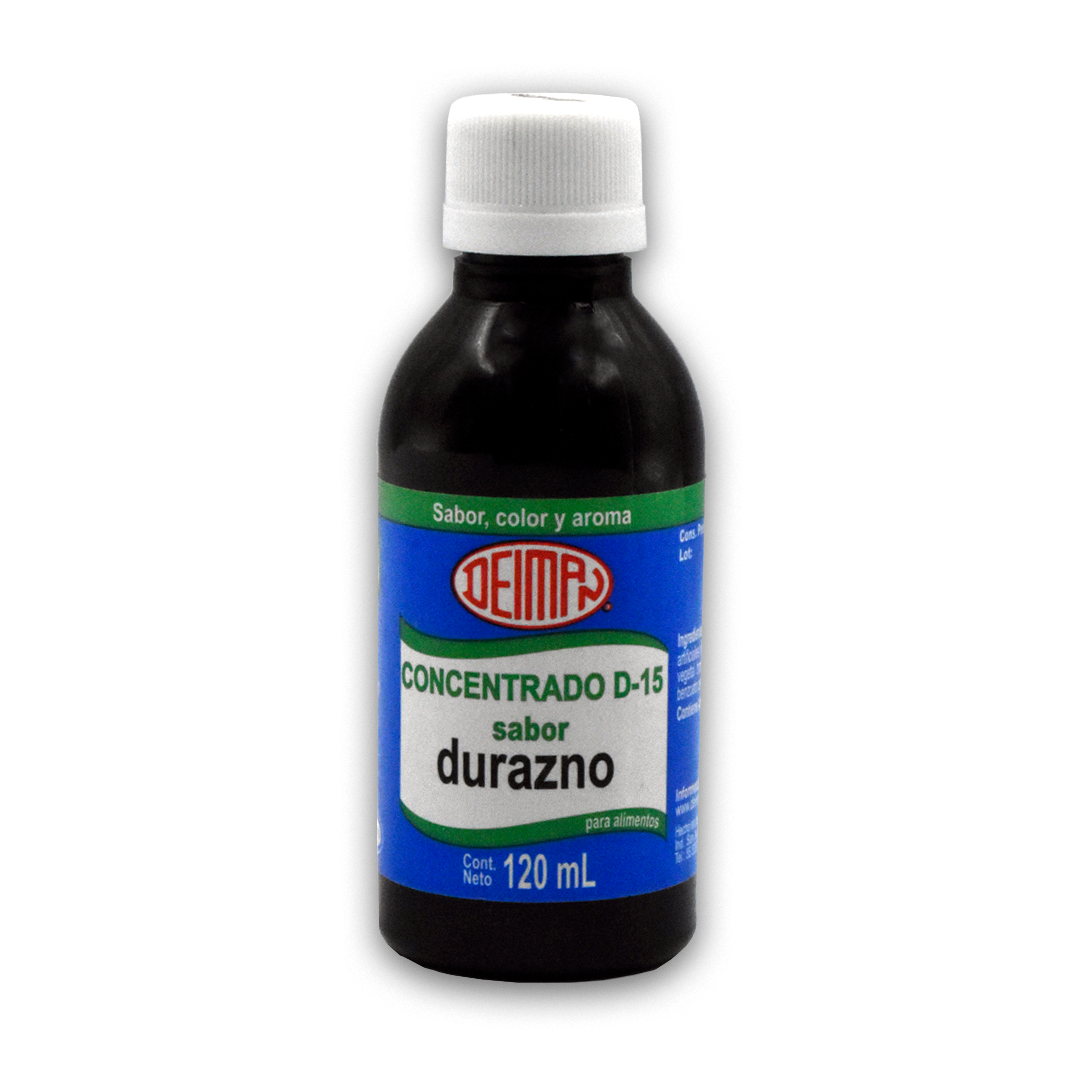 Concentrado Durazno D-15 Deiman 120ml
