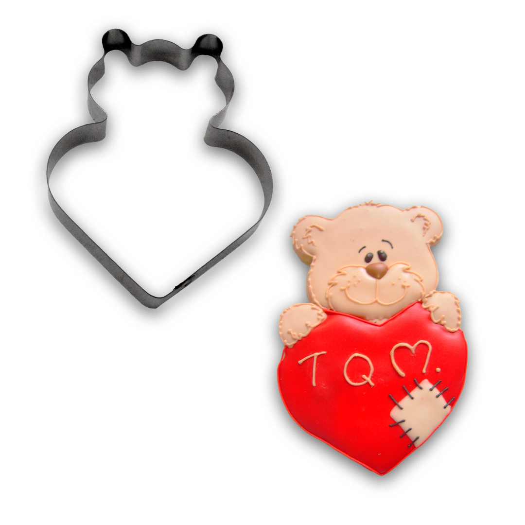 CORTADOR OSO CON CORAZON INOXIDABLE DECOCHEF