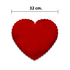 Base Cartón Corazón Rojo 32 cm
