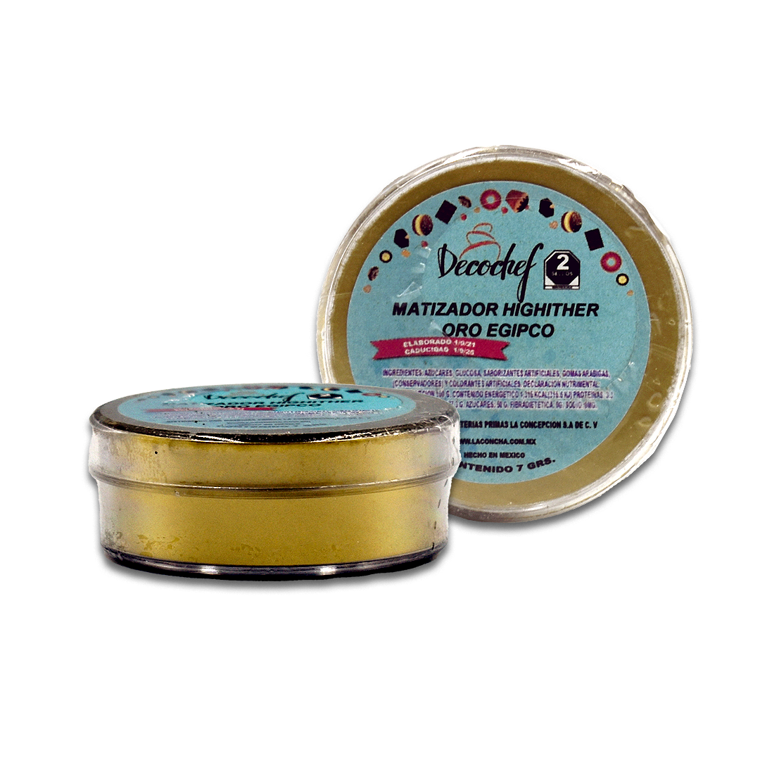 Matizador Highlighter Oro Egipcio Decochef 7gr