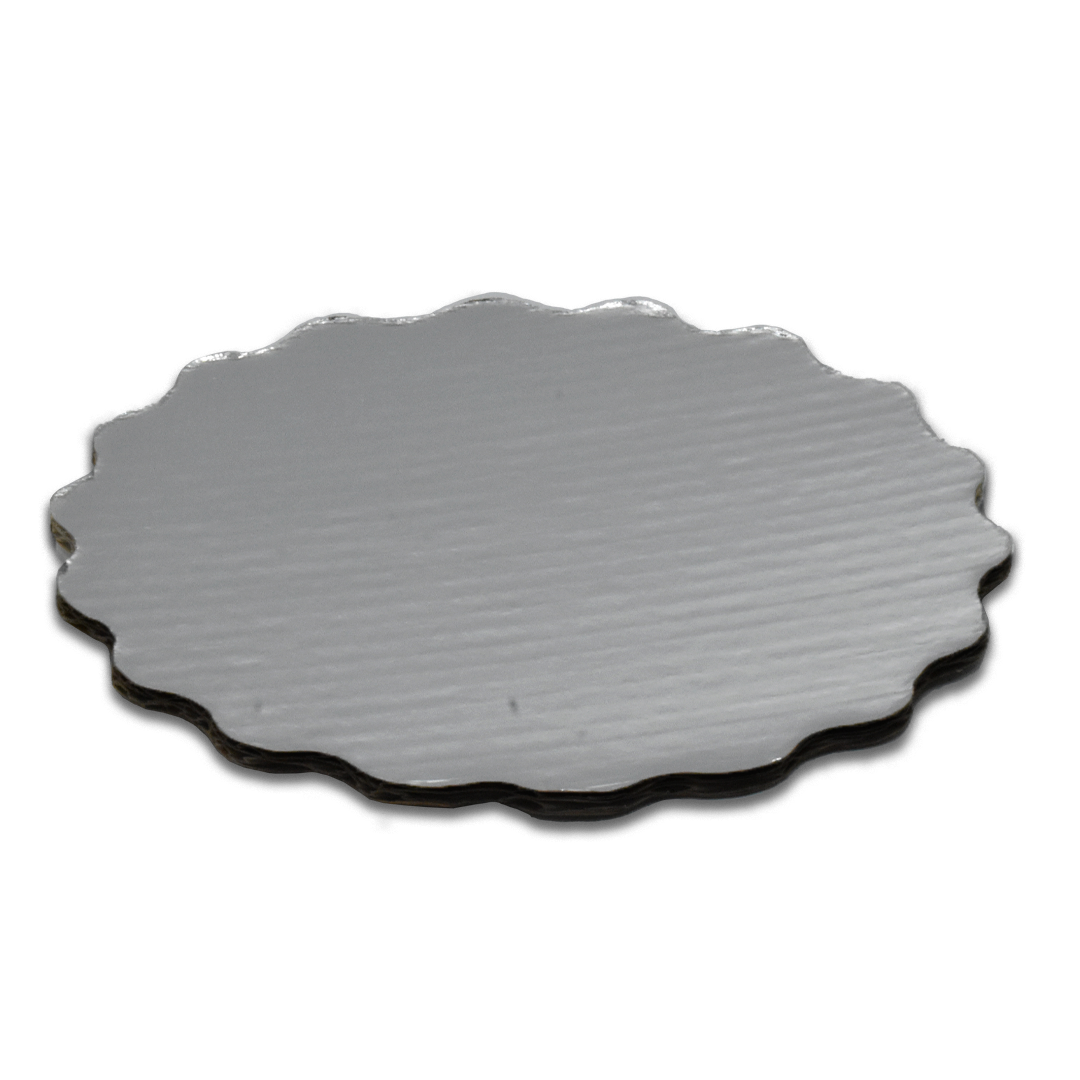 Base Cartón Plata 20 cm
