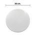 Base Blanca Plastificada Liston 30 cm.