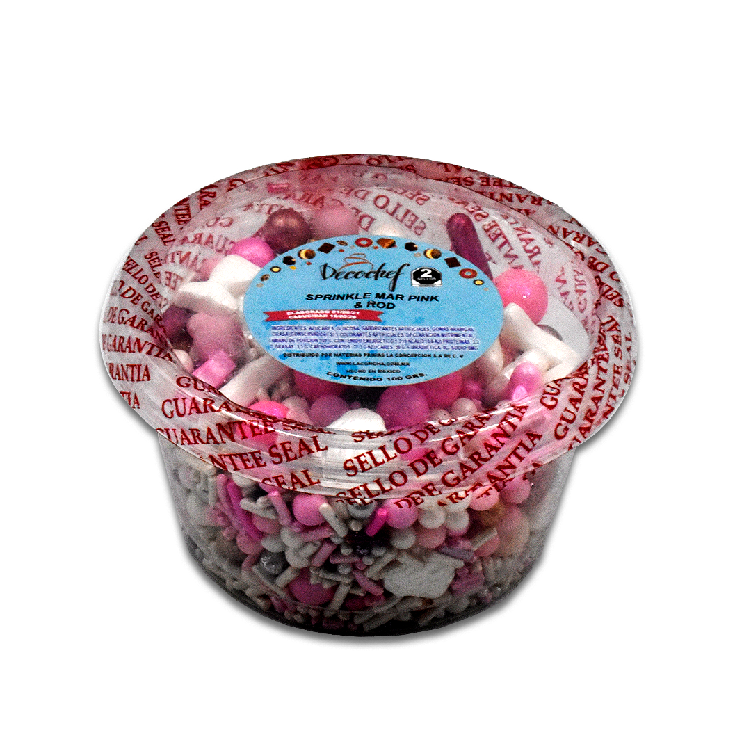 Sprinkles Mar Pink & Rod Decochef 100 g