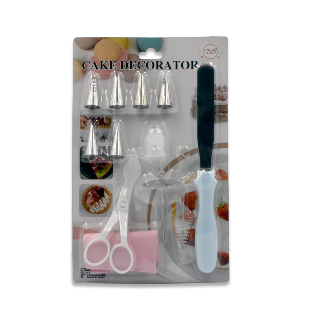 Duyas Lucky Chef 6 Piezas Ainox Cepillo, Espátula etc. 12 Piezas Set (LU138)