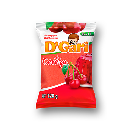 Gelatina D'Gari Cereza 140 g
