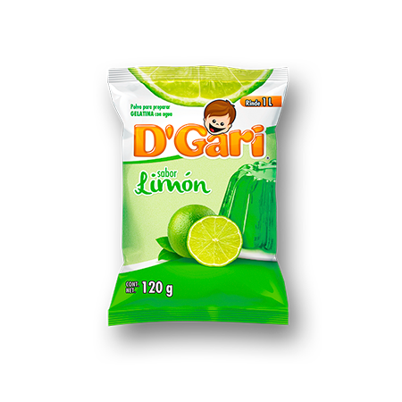 Gelatina D'Gari Limón 120 g