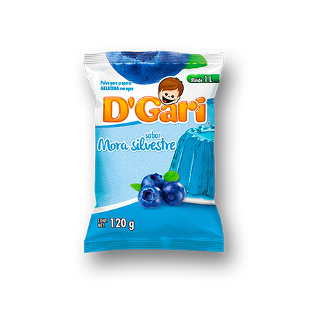 Gelatina D'Gari Mora Silvestre 140 g
