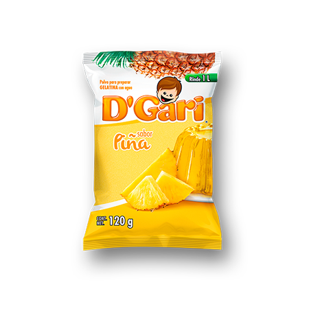 Gelatina D'Gari Piña 140 g