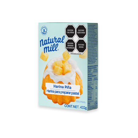 Harina Natural Mill Pineapple Supreme Volteado de Piña 468 g