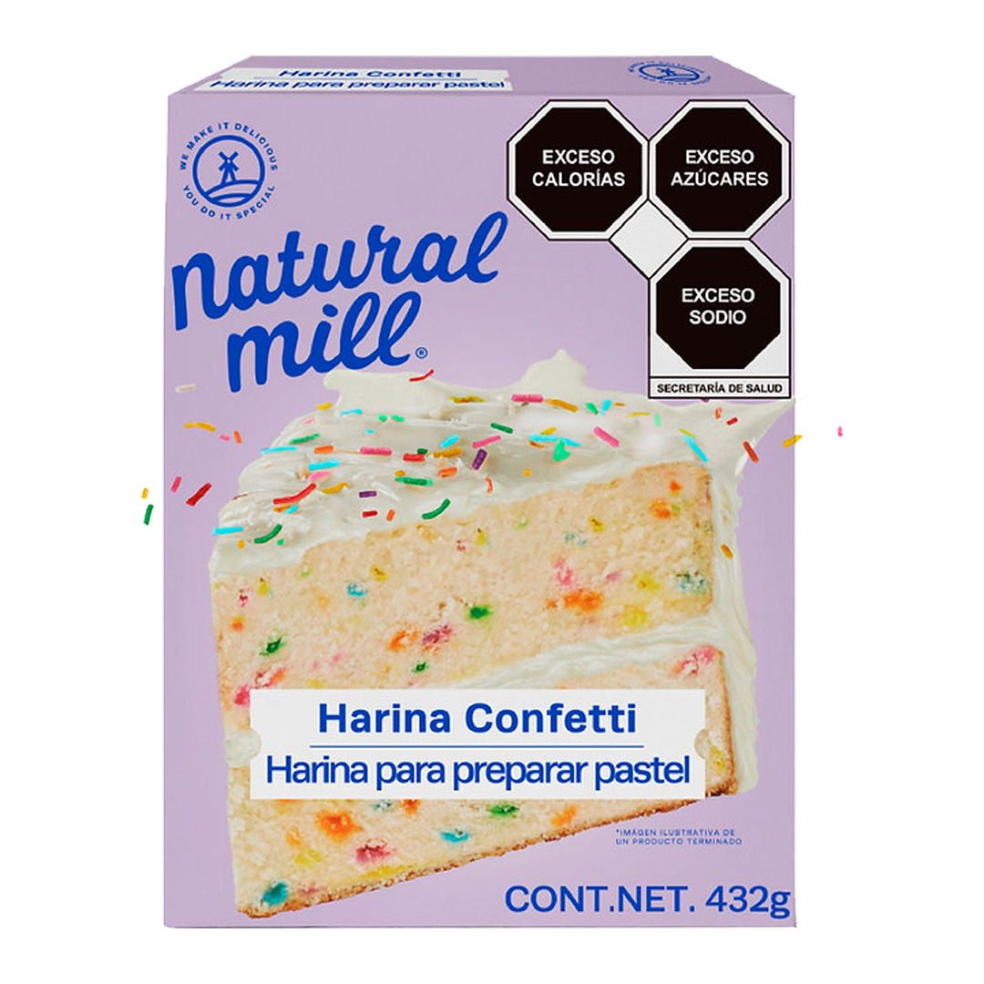 Harina Confetti Natural Mill 432g