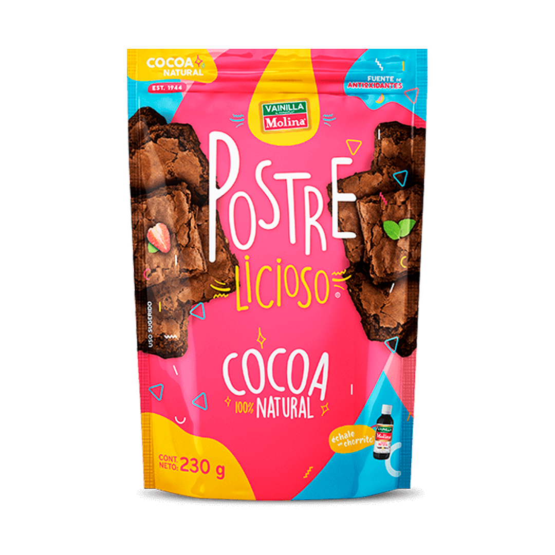 Cocoa Natural Molina 125g